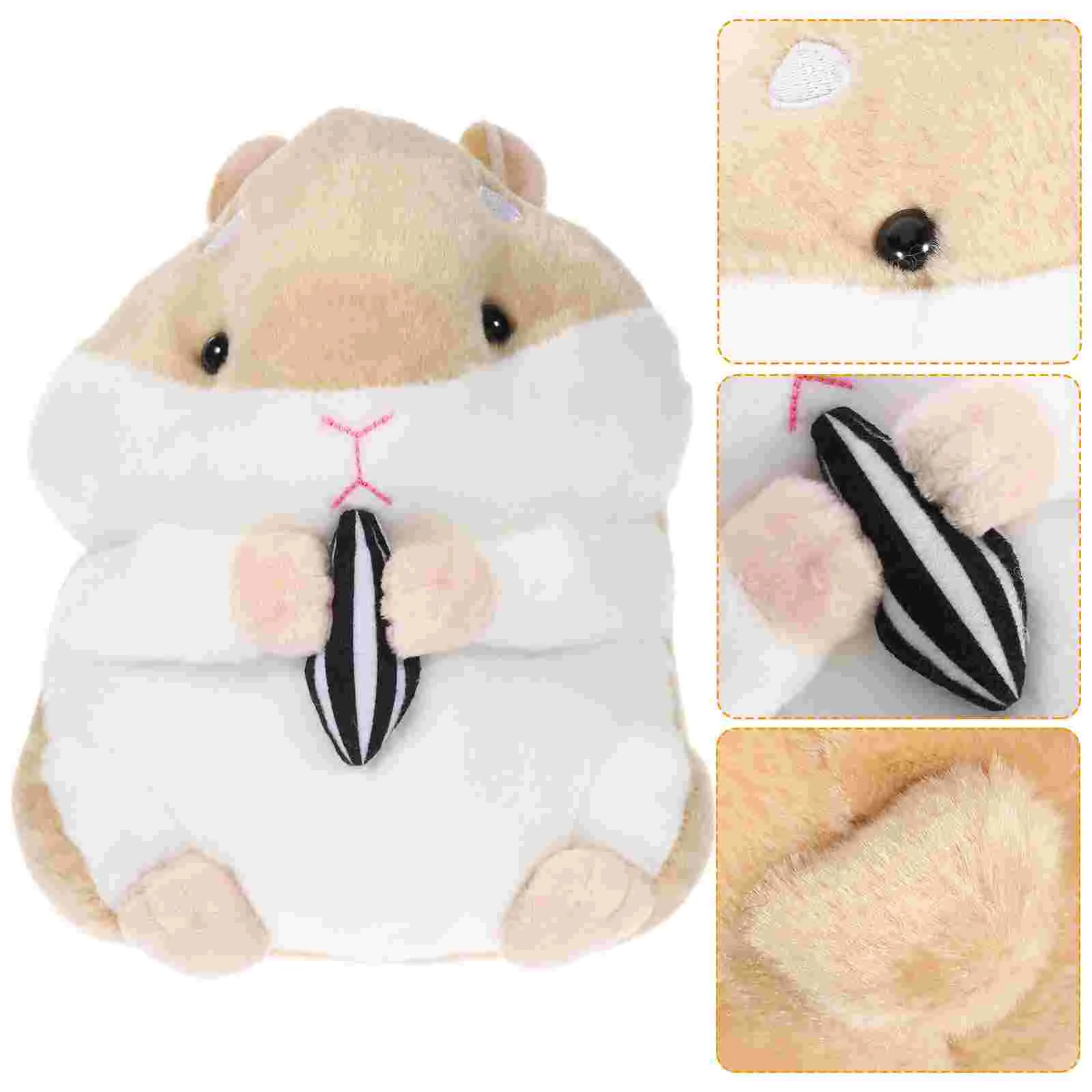 Mainan boneka bayi mainan Hamster mewah untuk anak perempuan boneka Aniamal pakaian mainan perjalanan