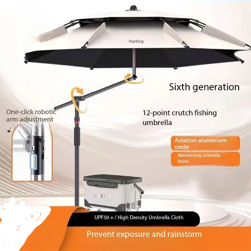

Fishing umbrella new outdoor leisure camping big fishing umbrella thick crutch sun umbrella