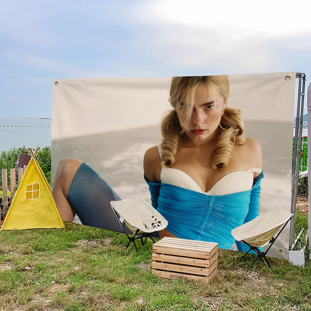 المغني أ-أديسون راي أديسون العلم للتخييم في الهواء الطلق بار نزهة حفلة ديكور المنزل الحلي راية #1