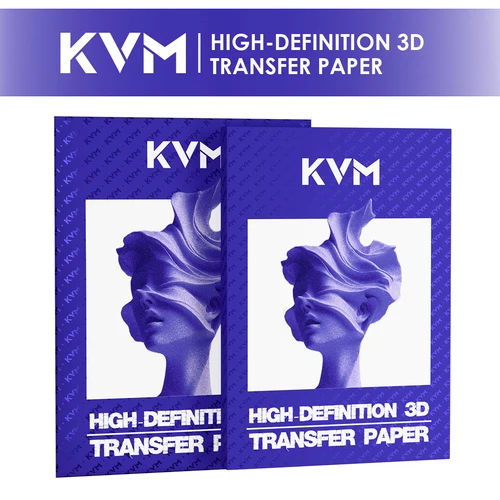 Imagen 2 del producto KVM 25-100 Uds A4 papel de transferencia de tatuaje papel de calco de tatuaje dibujo a mano y transferencia de calor adecuado para máquina de transferencia de tatuajes