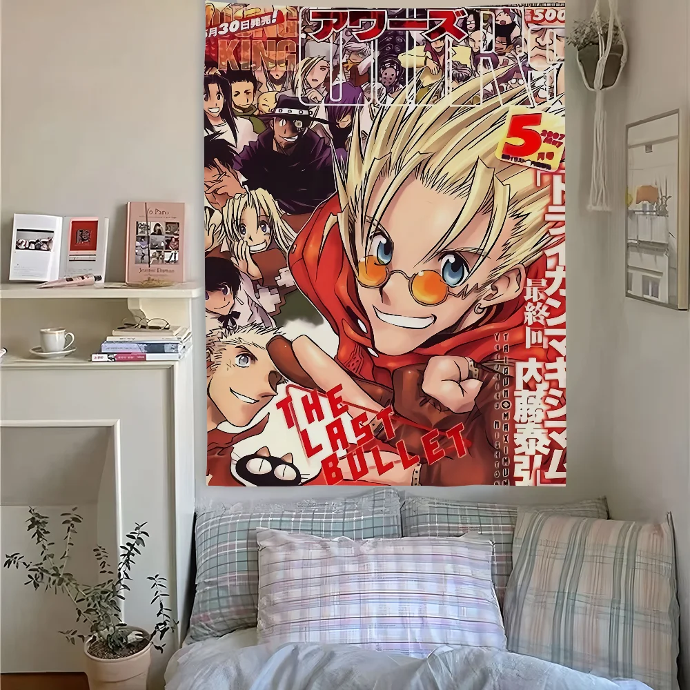 

Classic Anime Cartoon T-TrigunS Tapestry Perfect For Home&Living Bedroom Decor Wall Art Backdrop Banner