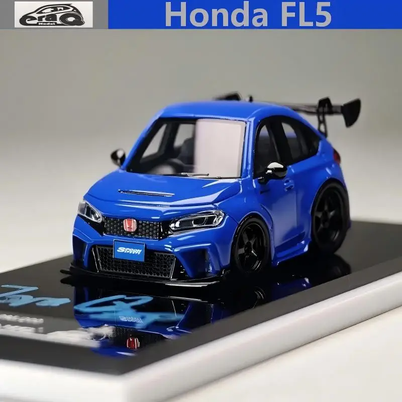 ERAQ 1/64 JCW F56  HondaFL5 MINI COOPER Resin Car Model Car Toy Collection Model Christmas Gift Boy Gift