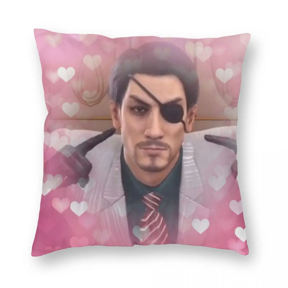 Maji Love Goro Majima Yakuza Pillowcase Polyester Linen Velvet Creative Zip Decor Throw Pillow Case Sofa Cushion Cover