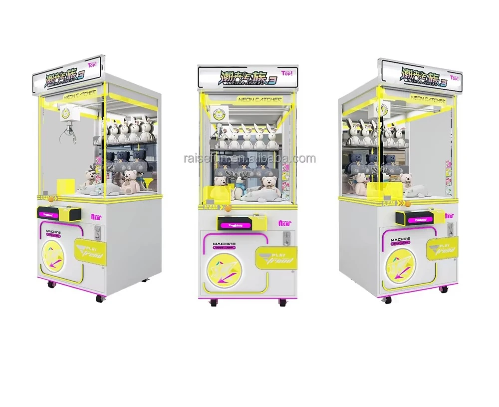 Coin Operated Crane Machine for Amusement Park Shopping Mall Commercial Claw Plush Toy Catcher Wholesale High Quality