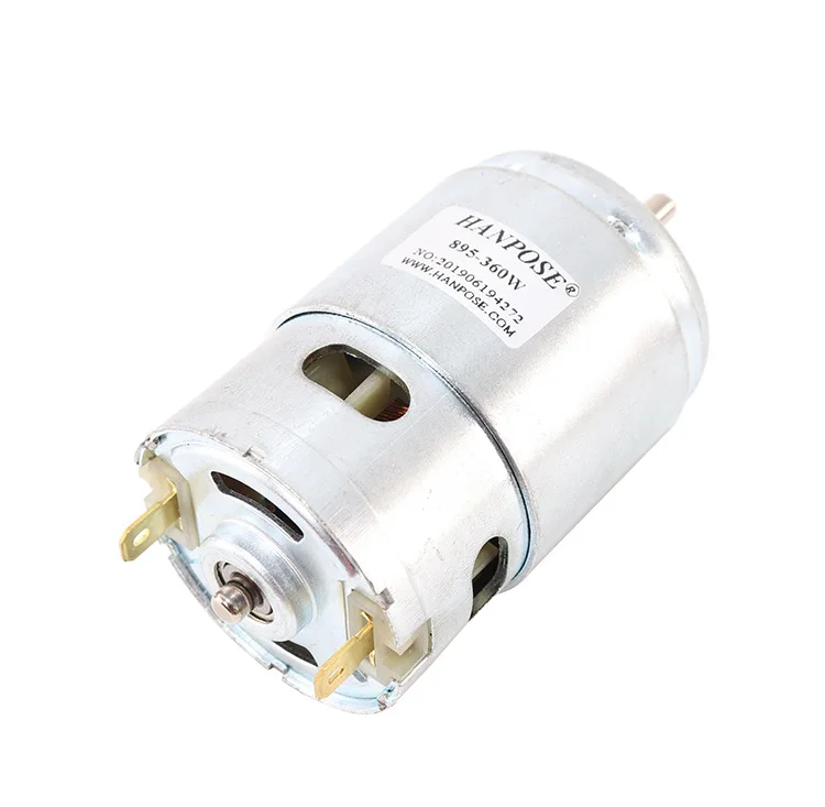 CNC 12-24V 775 795 895 DC Brushed Spindle Motor 80-360W Double Ball Bearing 4000-12000RPM Universal 0.2-0.98N.m