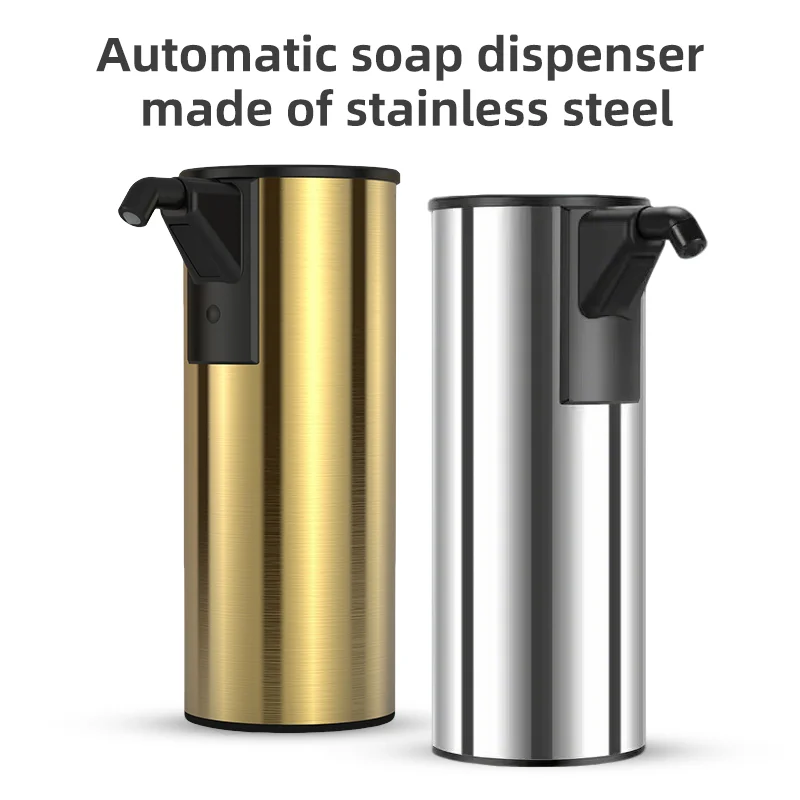 

Rechargeable Touchless Soap Dispenser, 350ML Stainless Steel Automatic Sensor for Kitchen Bathroom, Modern Hygienic