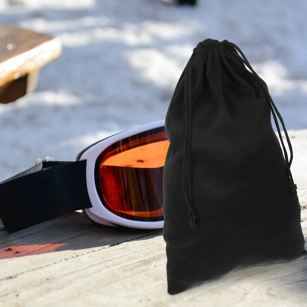 

5Pcs Ski Goggles Storage Bag Soft Drawstring Pouch Travel Glasses Holder Sunglasses Case Outdoor Protective Snow Goggles Bag