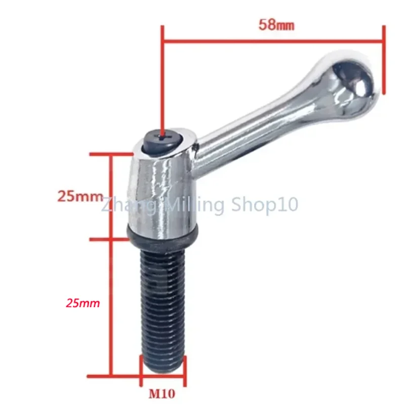 1PC Milling Machine Table Lock Bolt Handle CNC Vertical Mill Tool M10/ M12