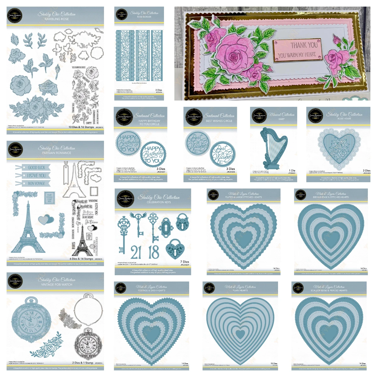 

2026 New Metal Cutting Dies Cut Rosebury Flower Round Square Framemaker Dies Set DIY Scrapbooking Card Craft Dies Stencils Molds