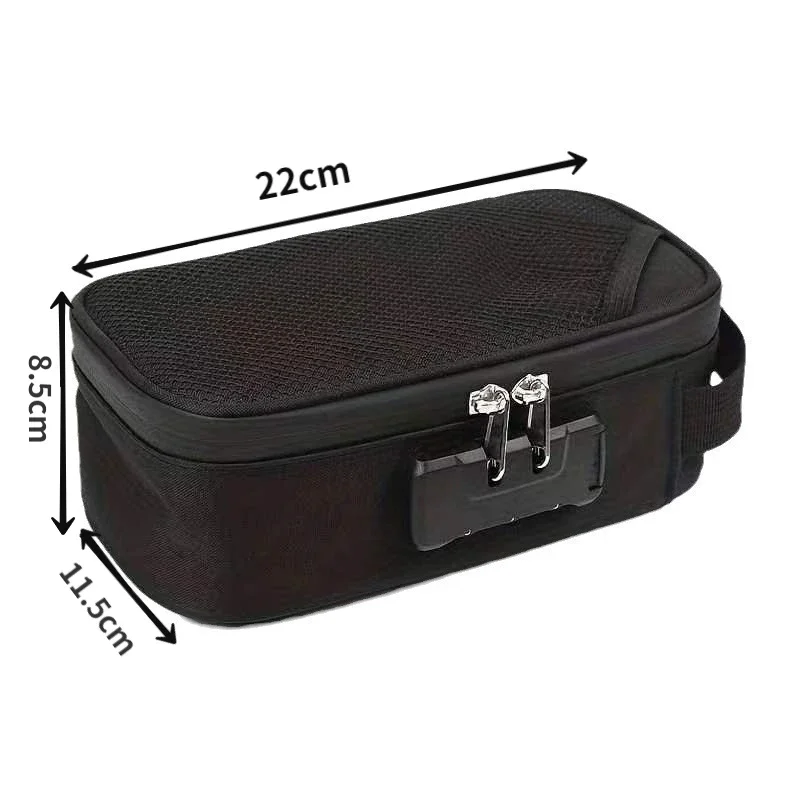 Smell Proof Bag Large-capacity With Lock Activated Carbon Deodorant Bag Portable Pipe Bag Convenient