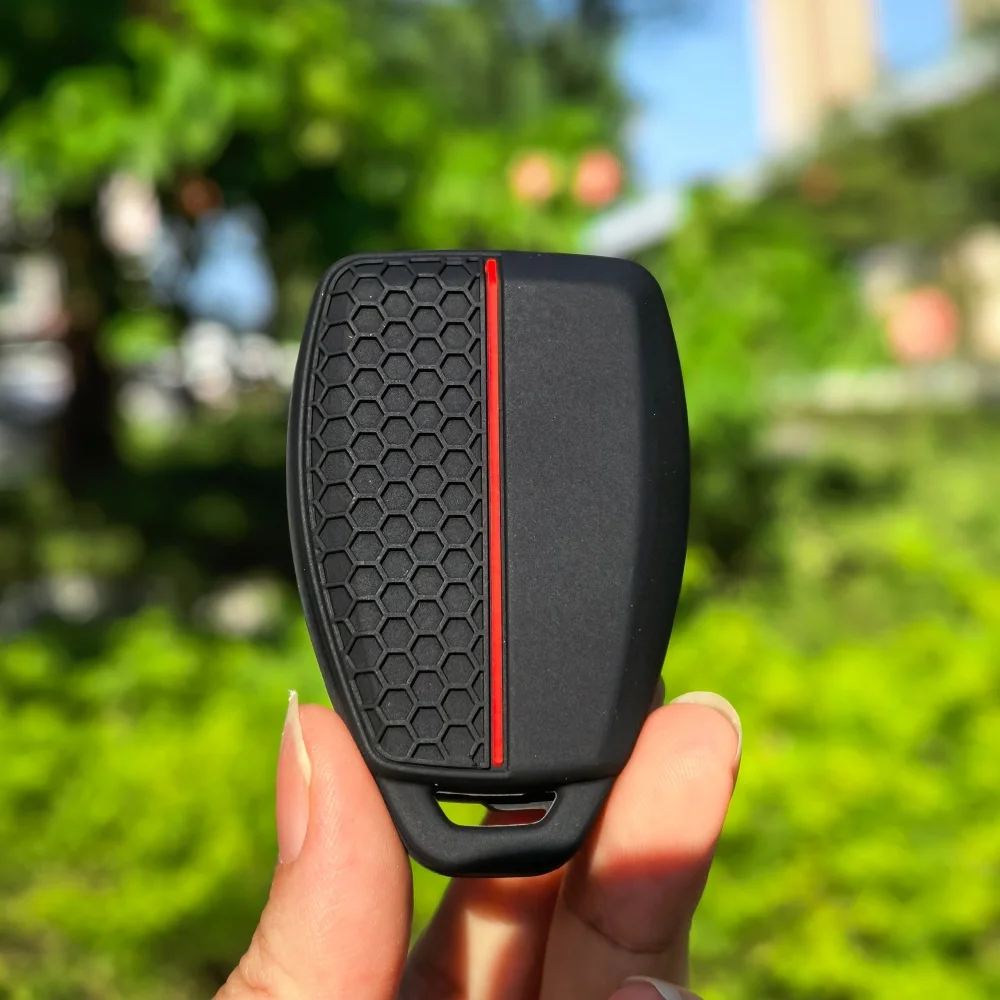 سيليكون 5 أزرار مفتاح القضية لفولفو C30 C70 S40 V50 2004 - 2007 البعيد مفتاح فوب غطاء حامي