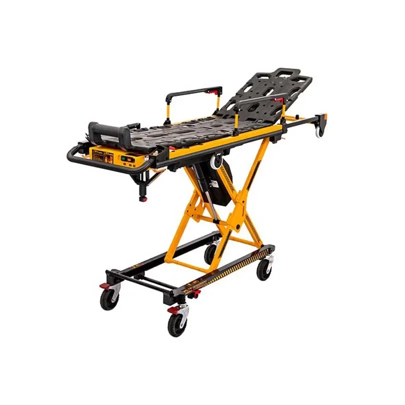 Ambulância Elétrica De Emergência Stretcher Bed, Poder Assistido, Liga De Alumínio, Carregamento Automático, Carrinho Trolley