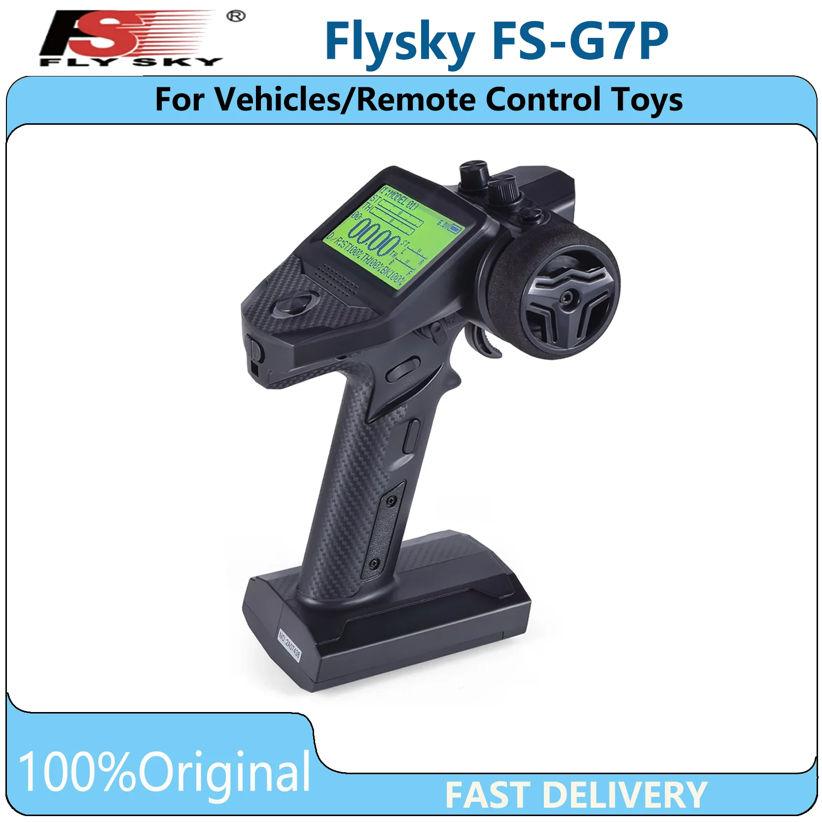 

Радиоуправляемый передатчик Flysky G7P с приемником R7P FS-R7P 7CH 2,4 ГГц, пульт дистанционного управления для гусеничного грузовика, автомобиля, лодки, робота FS-G7P