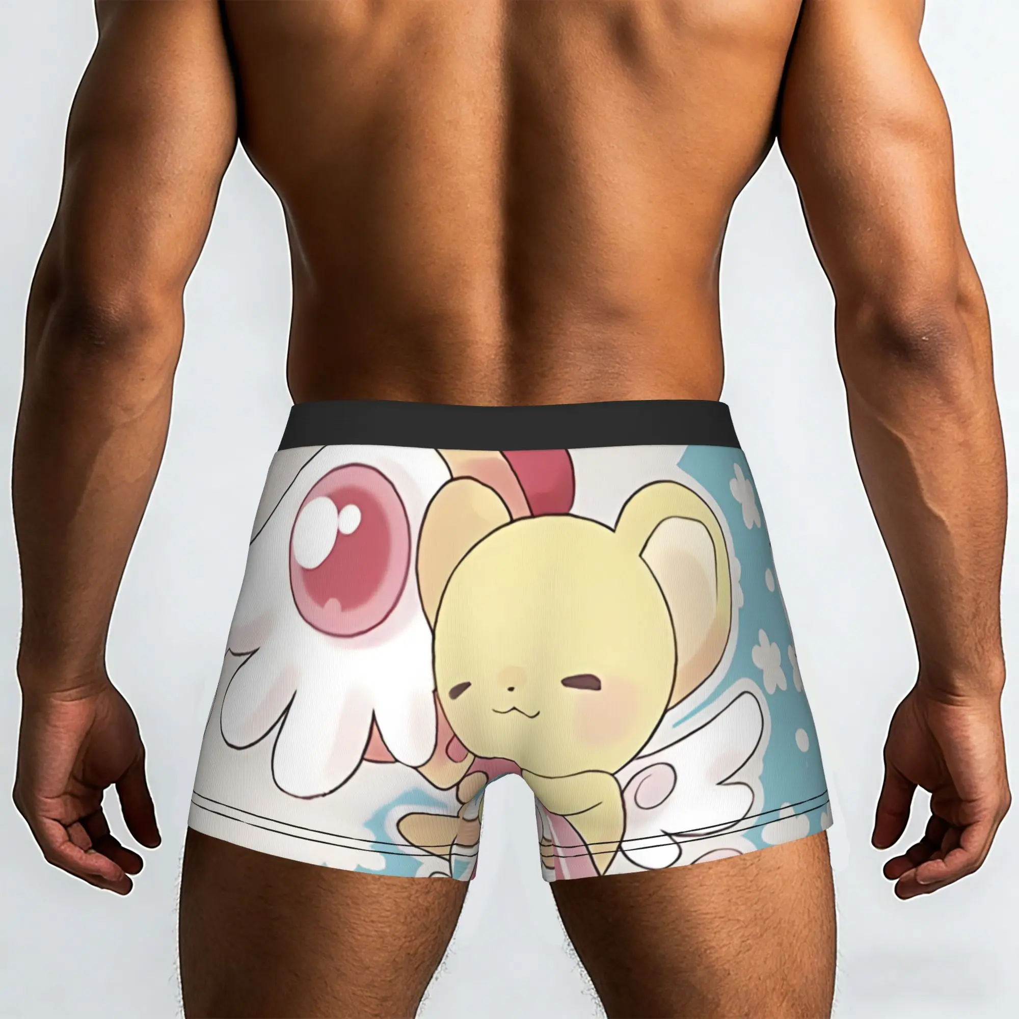 Cardcaptor Sakura Kero Bandai Cardcaptor Sakura Underpants Breathbale Panties Male Underwear Print Shorts Boxer Briefs