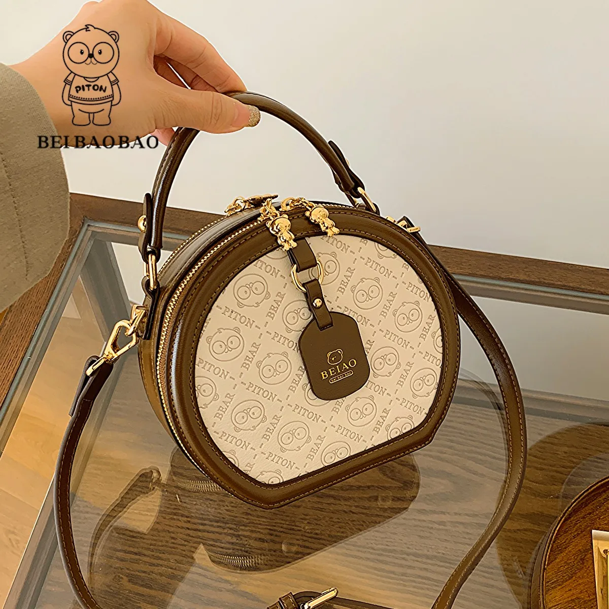 Beibaobao Light luxury brand women's bag new high-end designer autumn and winter fashion shoulder crossbody bag bolsos de mujer