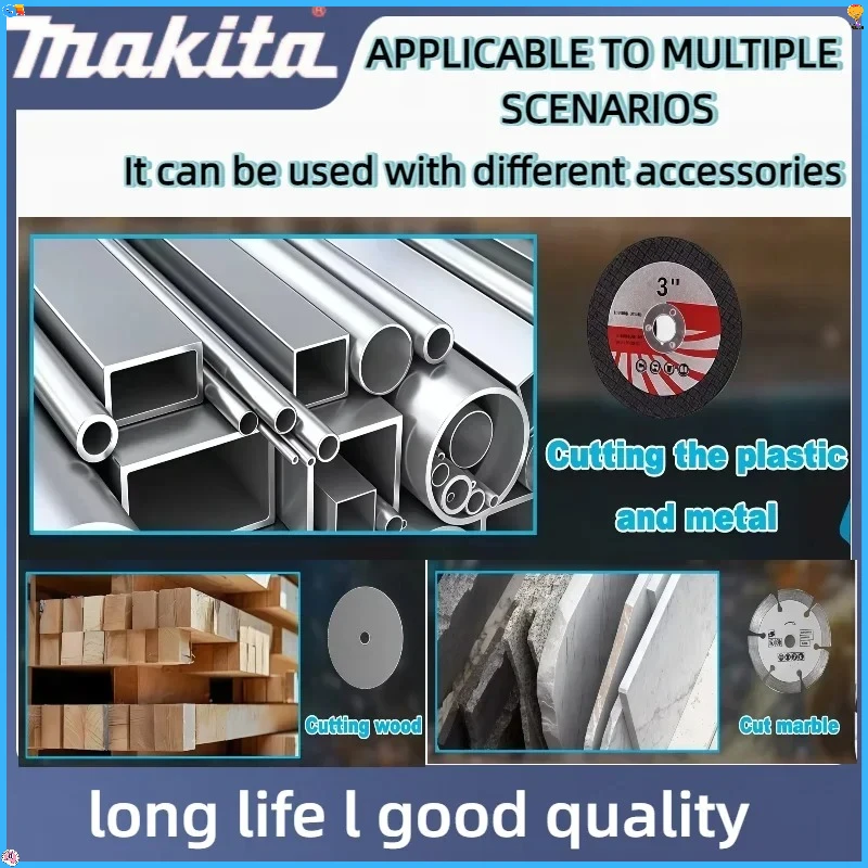 

Makita Cordless Angle Grinder 3 Inch Angle Grinder Cordless 3 Inch Electirc CUT OFF Tool Cutting Circular Saw Power Tool
