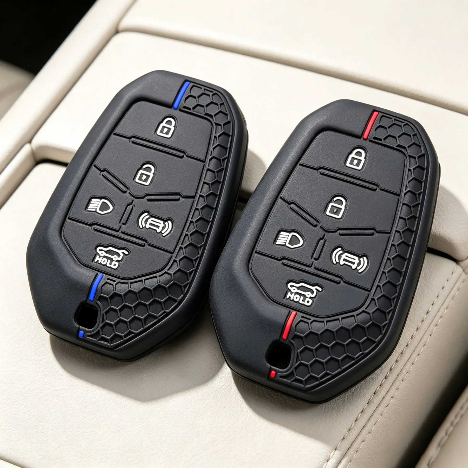 Phone Cases Melbourne - Silicone Car Key Case Cover Keychain
