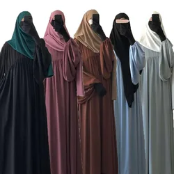 Eid abito da preghiera per le donne Abaya musulmano India Abaya Dubai abiti da festa allentati Islam caftano Robe Longue Vestidos Largos 2023