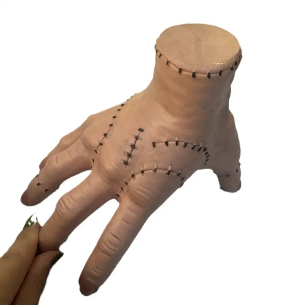 1/2/3PCWednesday Addams تأثيري نموذج اليد Addams الأسرة هالوين زي حفلة الدعائم مخيف المزحة لعبة سيارة مكتب الزينة