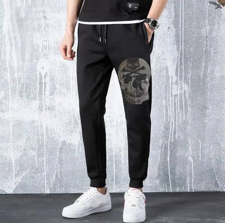 

Men's Clothes Streetswear Rhinestone Sweatpants Men's Brand Sportswear pants