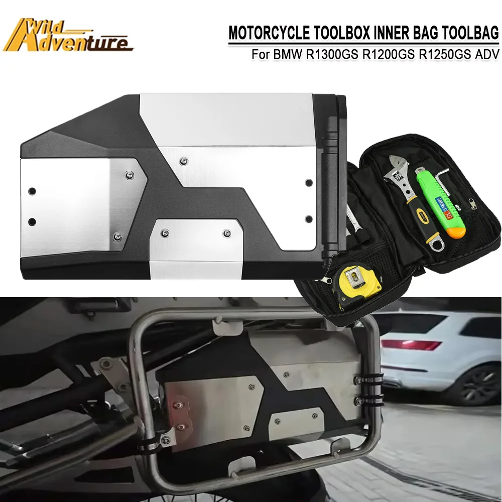 New Toolbox Tool Box Inner Bags Case For BMW R1300GS R1200GS R1250GS ADV For Benelli TRK 552X Werkzeug Taschen Toolbox Inner Bag