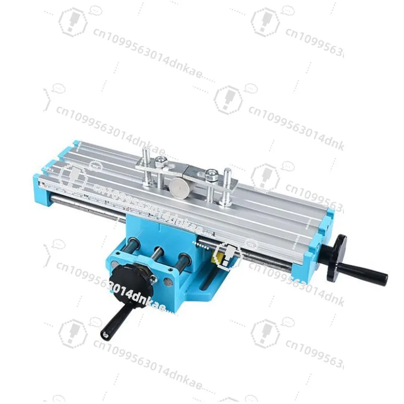 High Precision Cross Multi-function Workbench Electric Drill Bracket XY Axis Micro Mobile Slide Table for Bench