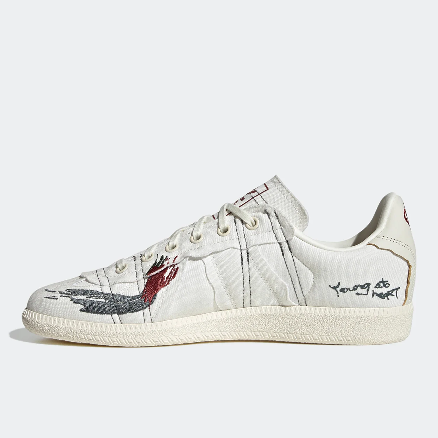 حذاء أديداس الرسمي ذو الثلاث خطوط BW Army للجنسين للتدريب الرياضي FZ6574 #4