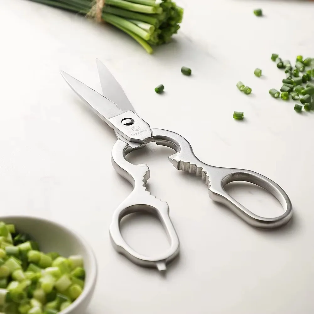 Kitchen Scissors Stainless Steel Poultry Kitchen Chicken Bone Scissor With Safe Lock tainless Steel Handle