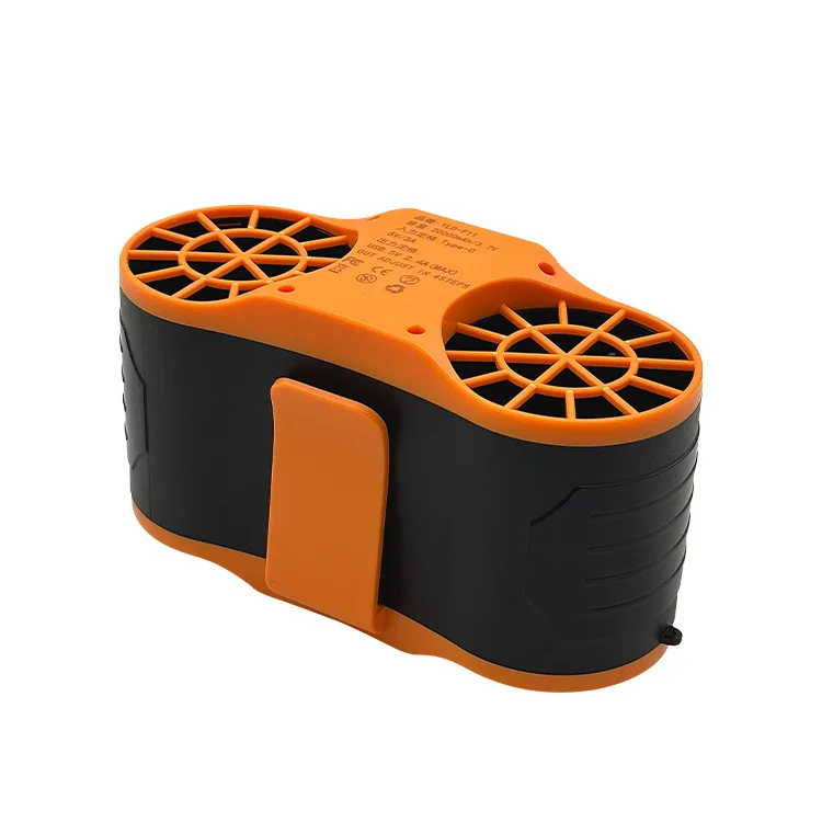 30000mAh Waist Fan Strong Wind Belt Clip Adjustable Speed Portable Cooling Fan for Construction Outdoor Work Site Daily 허리 선풍기