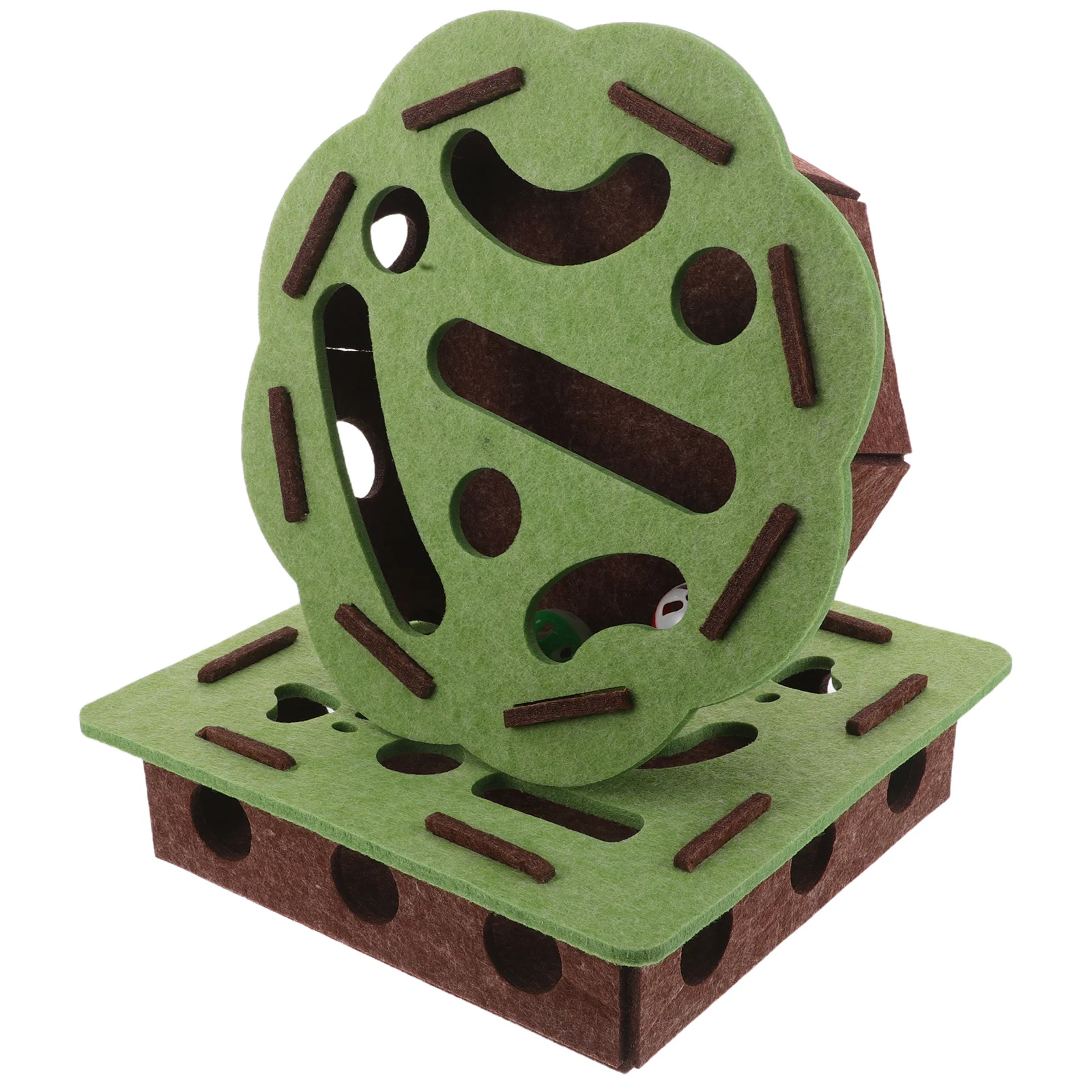 

Set of 3 Cat Play Colorful Catnip Treat Balls Rolling Catch Interactive Entertainment Accessory for Indoor Cats