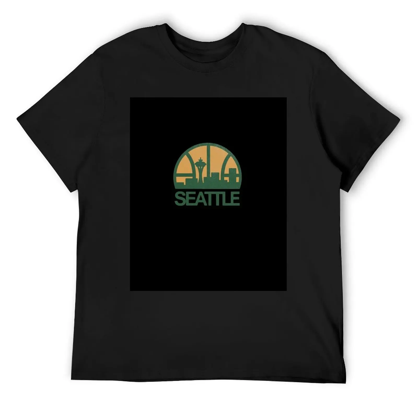 

Seattle Sonics T-Shirt vintage graphic tee sublime T-shirts oversize heavyweights mens t shirt