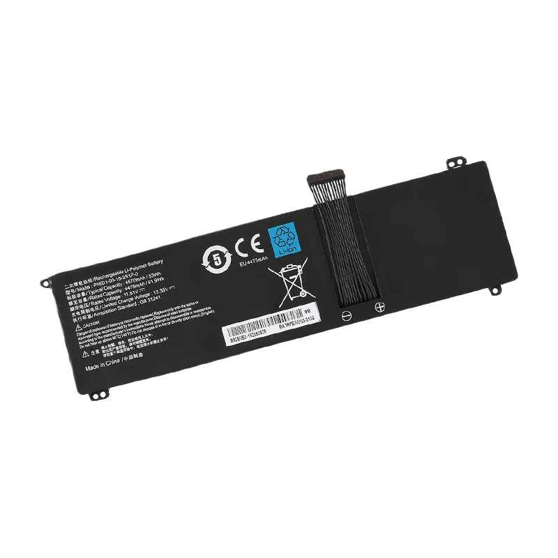 100% New PHID1-00-15-3S1P-0 Laptop Battery 11.61V 53Wh 4570mAh For MECHREVO Schenker Vision 14 ,Adata XPG Xenia 14,Mechrevo F1