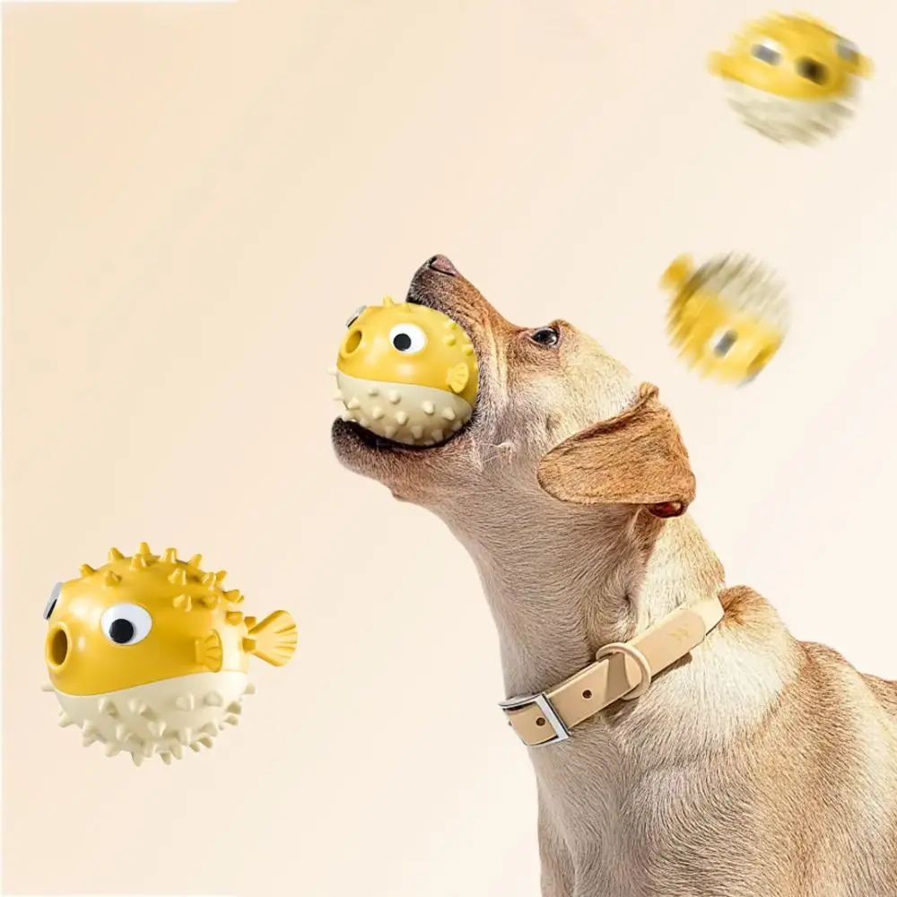 الكرتون الكلب بهلوان تسرب الغذاء الكرة الأسماك شكل لدغة مقاومة الكلب بطيئة تغذية لعبة المطاط الكلب الغذاء موزع تخفيف الملل