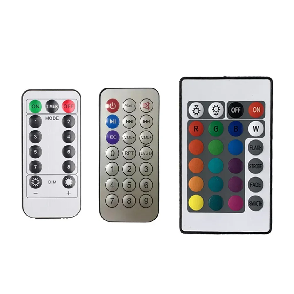 Universal IR 13/21/24 Keys IR Infrared Remote Controller for W28 Series RGB LED Lamp Extender Lighting Control NO Battery