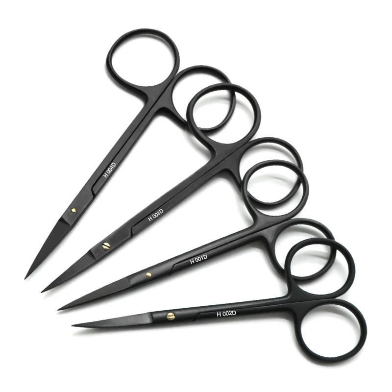 

Ophthalmology Tungsten-carbon Steel Ceramic Scissors Eye Instrument Double Eyelids Tool Black Scissors Pet Equipment Tools