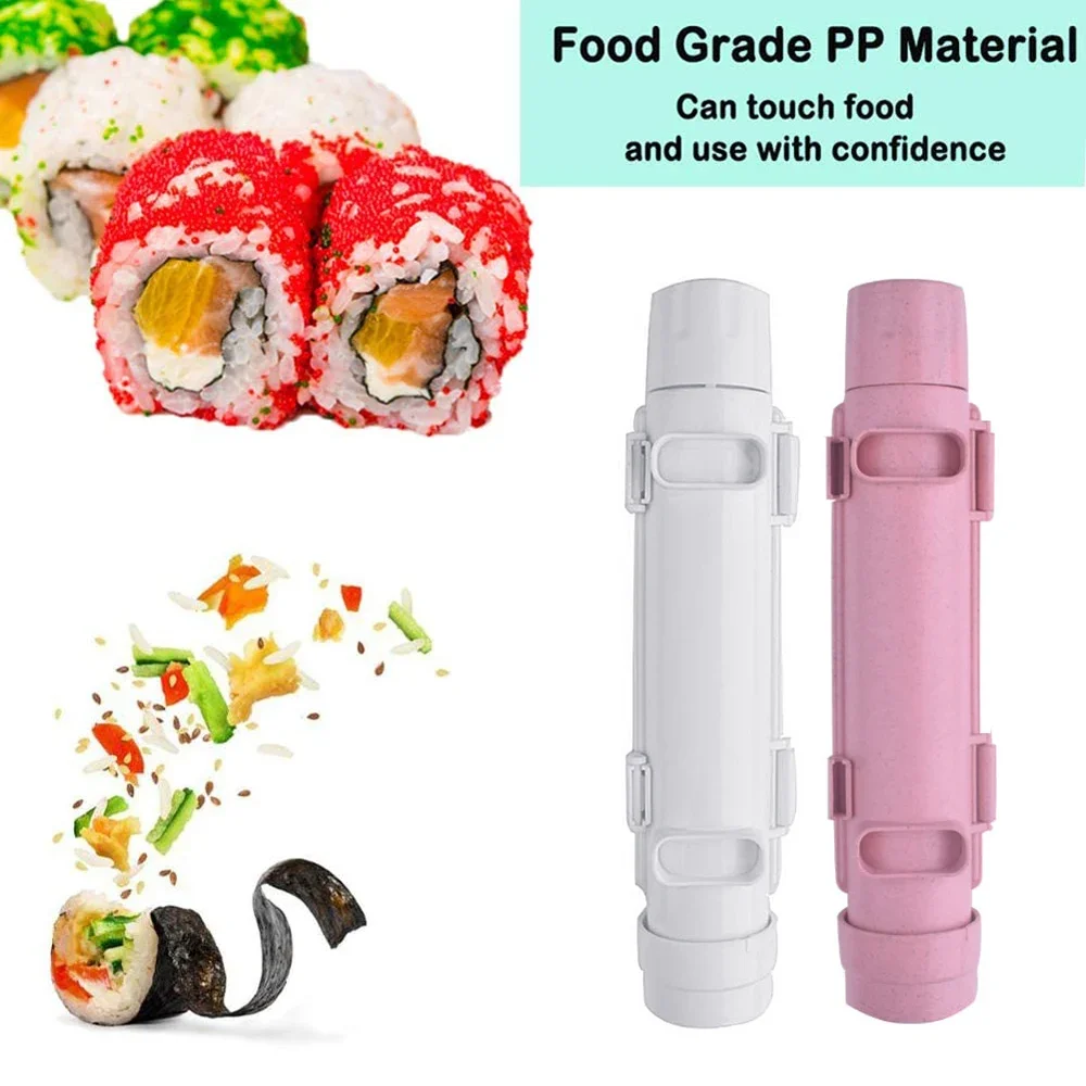 DIY Sushi Maker Roller Rice Mold Bazooka Vegetable Meat Rolling Tool Sushi Making Machine Kitchen Accessories Sushi Tool New - Image 3
