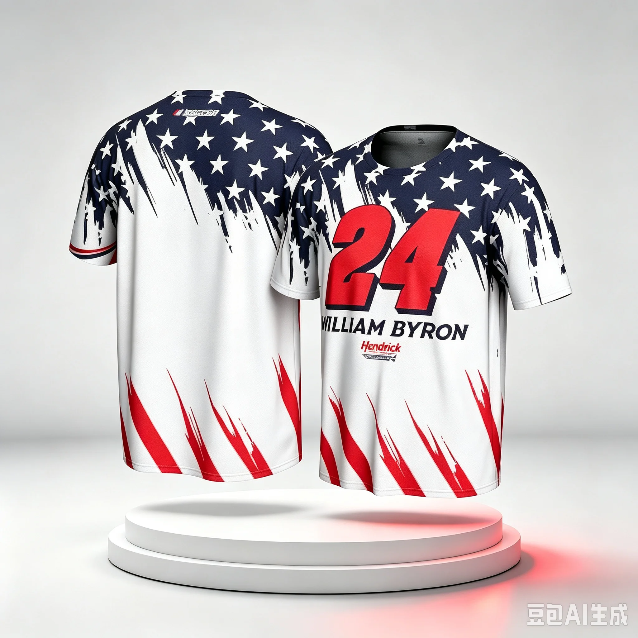 Men 3D Full Print T‑Shirt William Byron 24 All‑Pro Auto Short Sleeve Tee Racing Fan Jersey Casual Oversized Sport Tops Men Tees