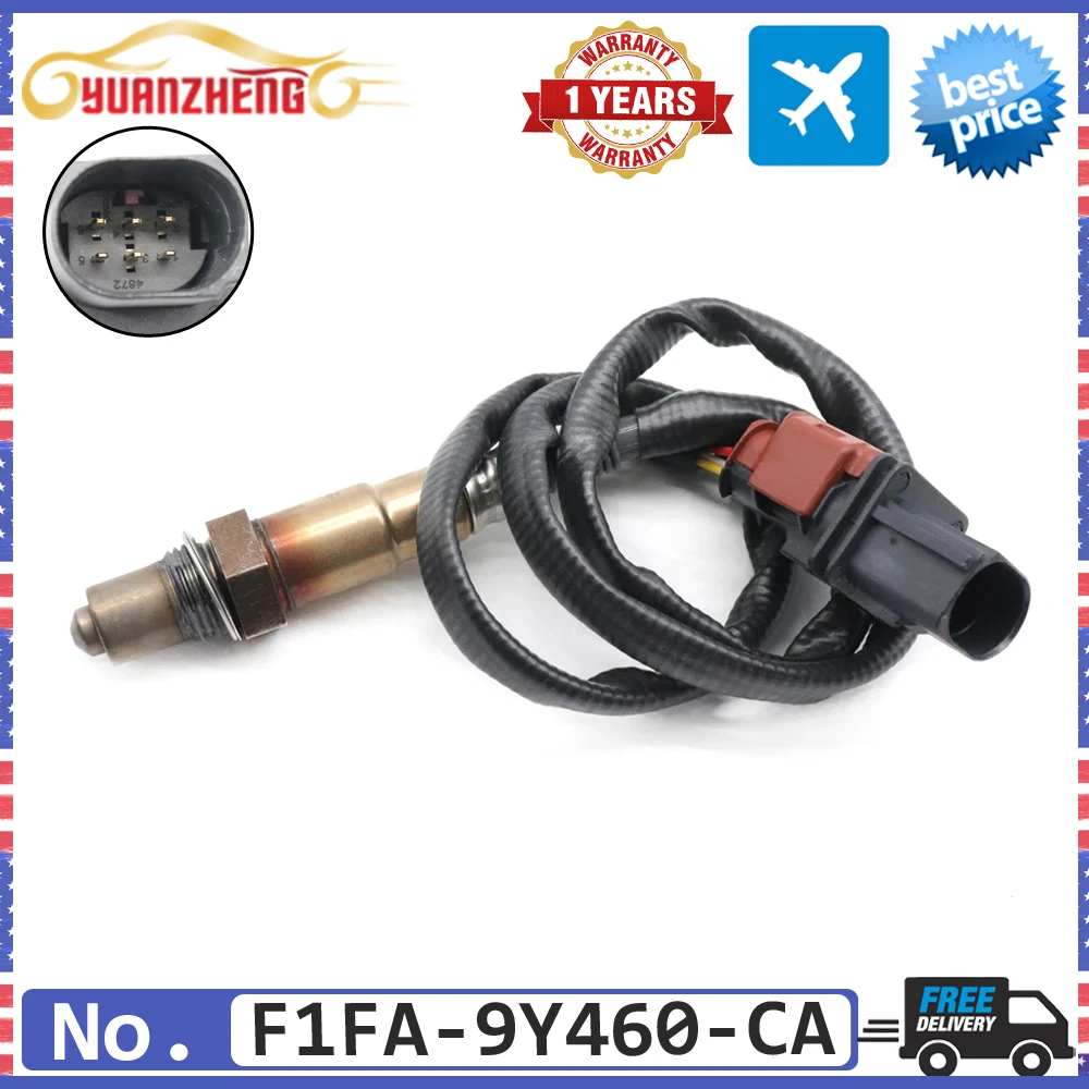 NEW 5 Wire Air Fuel Ratio Lambda O2 Oxygen Sensor F1FA-9Y460-CA for Ford F-150 Expedition Focus 3.5L Lincoln Navigator 17-21