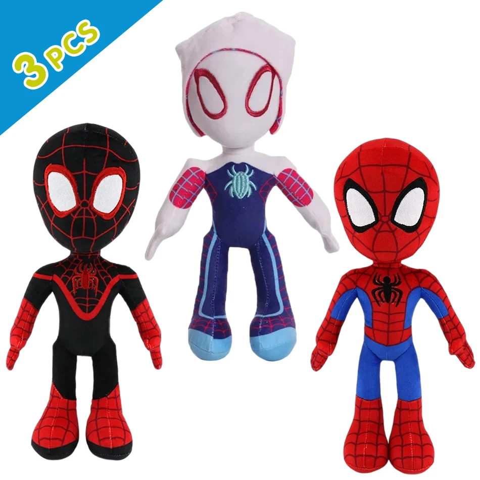

30cm Male Spider Man Plush Toy Movie Figure Marvel Avengers Soft Stuffed Christmas Gift For Children Plush Gift
