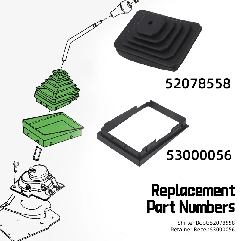 52078558 53000056 Manual Trans Shifter Boot & Retainer Bezel Kit