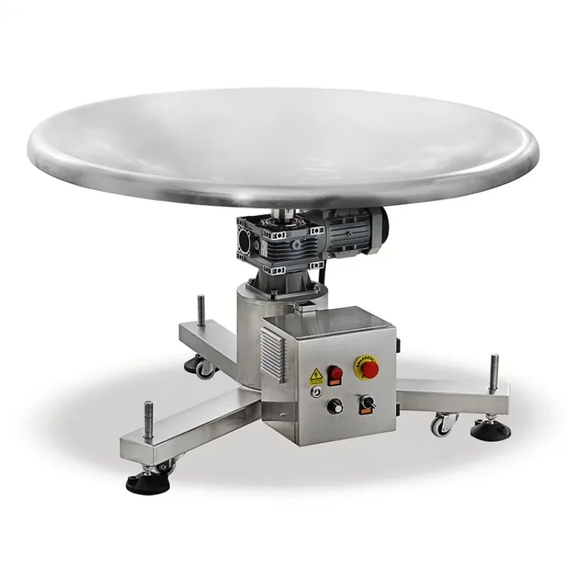 Customized Size Adjustable Rotary Accumulator Collection Turning Packing Table for Finished Bags