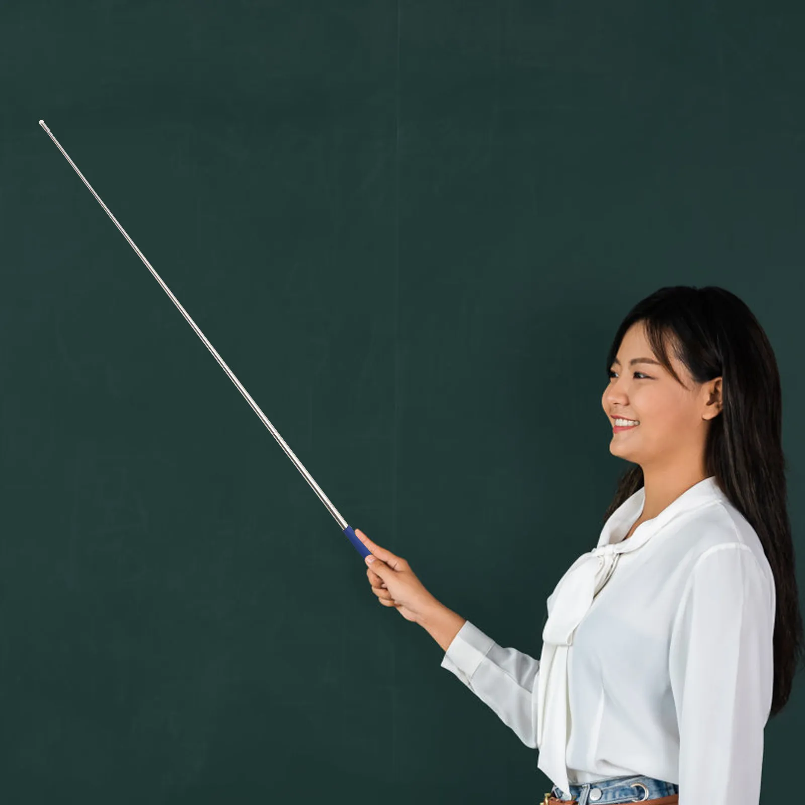 Teachers Extendable Pointing Rod for Classroom Teaching Reading Focus Blackboard Use Handheld Indicator Stick Tour Guide