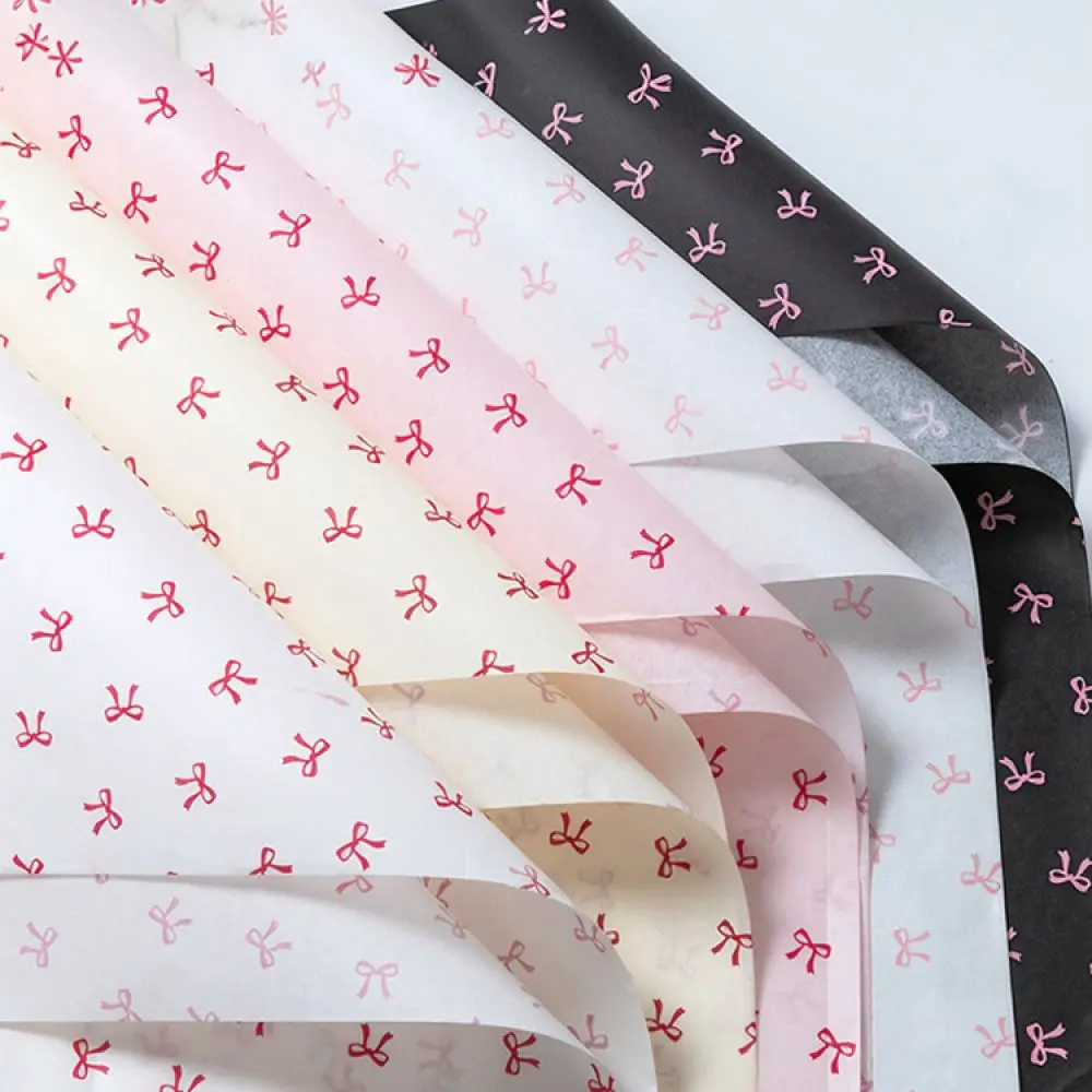 Thickened Tissue Paper For Gift Wrapping Flower Bouquet DIY Craft Supplies Floral Packaging Premium Translucent Sheets