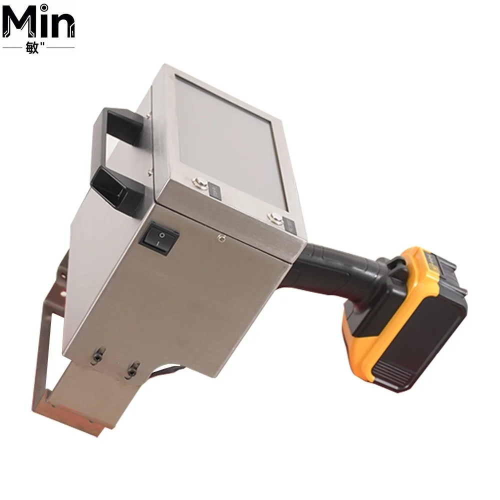 120x30mm Portable Touch Screen Marking Machine for Nameplate Cylinder Chassis Number Frame Engraving