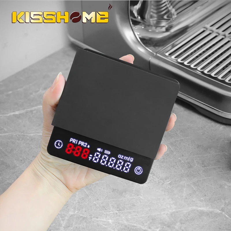 AliKisscafe Coffee Scale With Timer Kitchen Scales Electronic Digital Weight High Precision Barista Espresso Accessories Tools