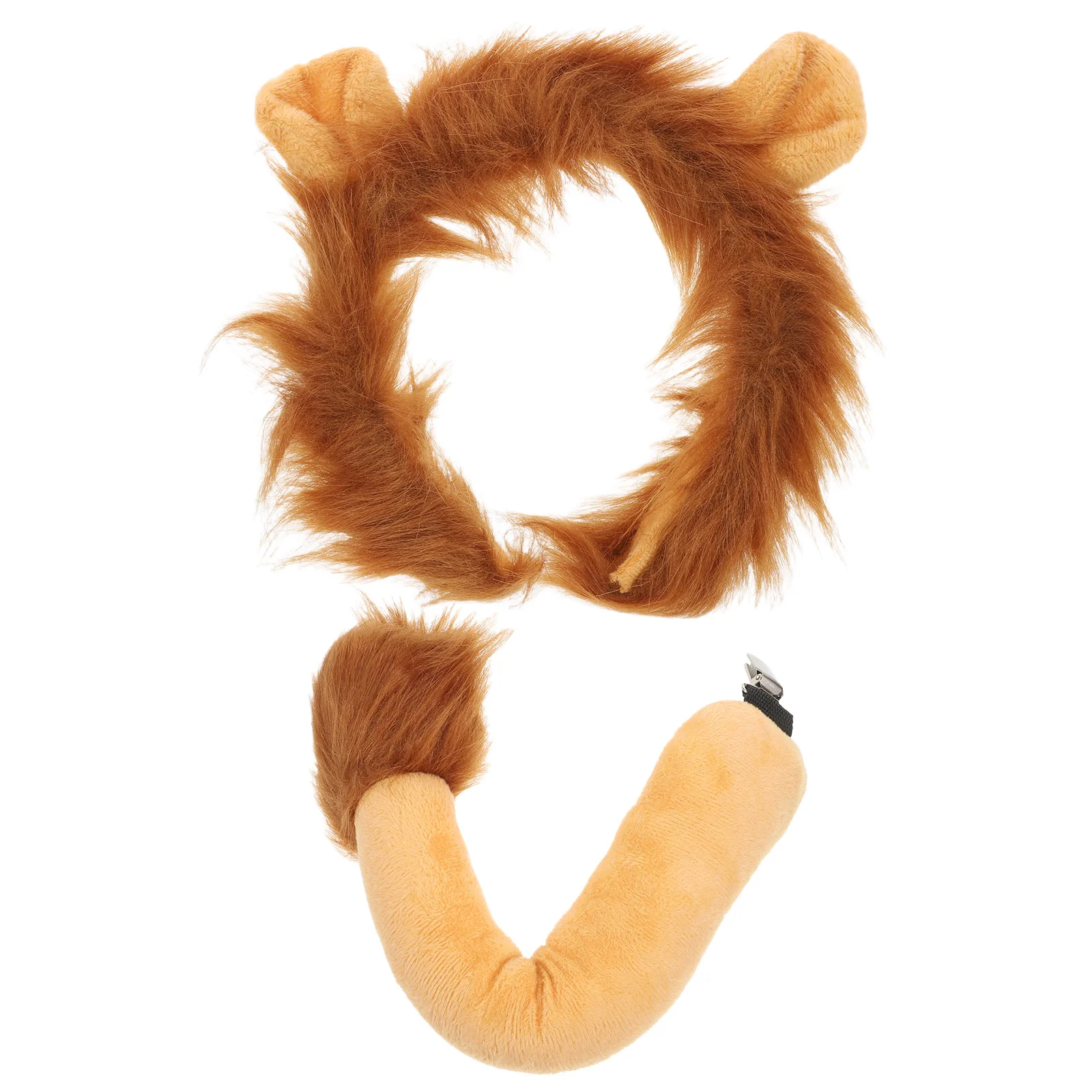 أدوات رائعة للمراهقين، عصابة رأس على شكل أذن الأسد، ملحقات أزياء الحيوانات، دعامة أداء المسرح، دعائم صور للحفلات، مستلزمات الذيل #1