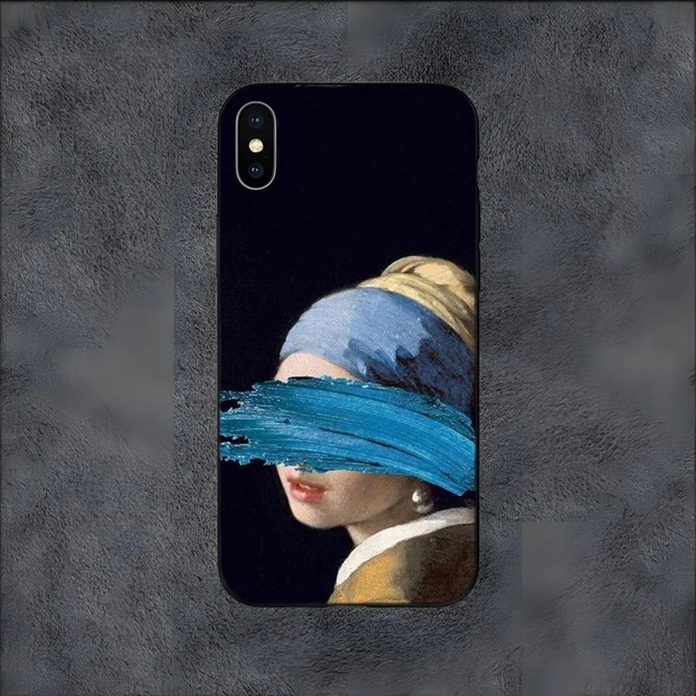 Girl With A Pearl Earring Vermeer Phone Case For Samsung S21,S22,S23,S30,Ultra,S20,S30,Plus,S21 Fe,10,9,5G Silicone Cover