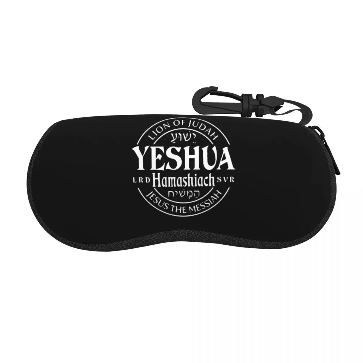 

Custom Yeshua Jesus Christian Eyeglass Case With Zipper Sunglasses Bag Ultra Light Soft Rubber Glasses Eyewear Holder Accessory