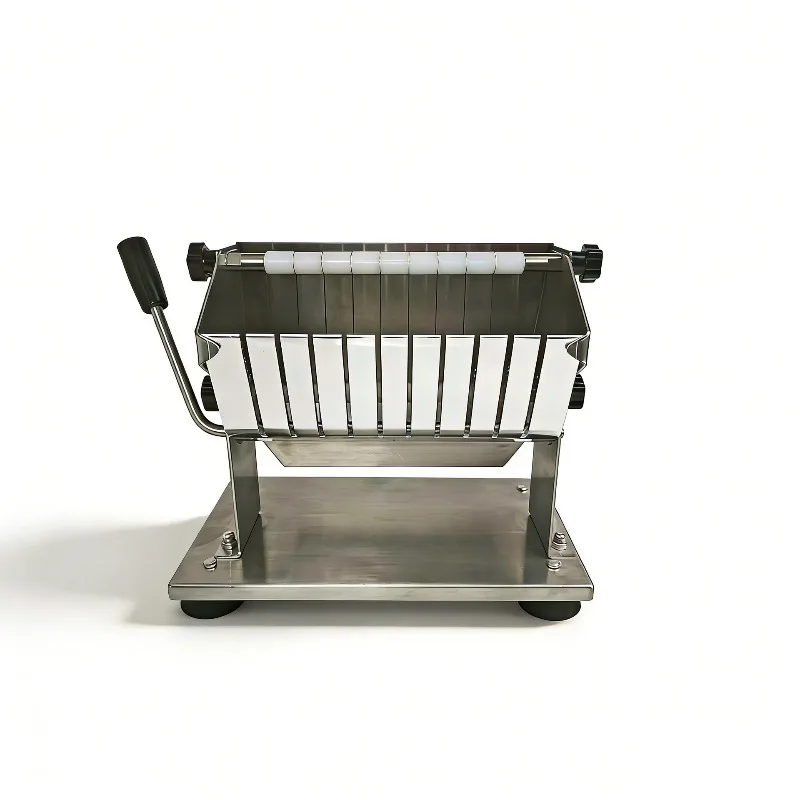 Stainless steel multi-kinetic sausage slicer