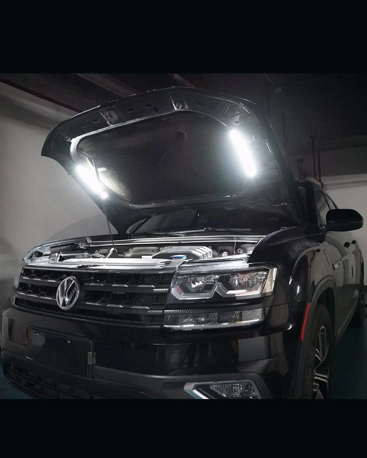 1set LED Auto Unter Haube Arbeit Inspektion Licht Kit Wasserdichte 12V Weiße LED Streifen Lichter Bars Auto Haube lichter Passt Alle Fahrzeug – Detail 7